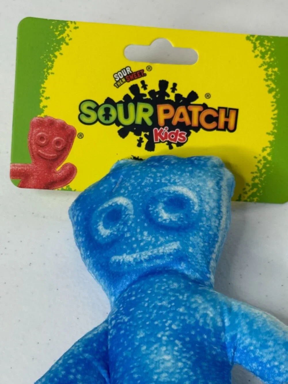 Sour Patch Kids Blue Plush Dog Toy Candy Character Pet Toy New